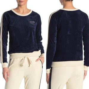 New FAHERTY Malibu Crewneck Sweatshirt Size XL (Navy)